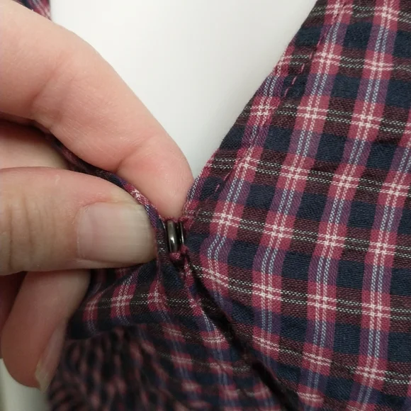 Madewell Checkered Crop Top - Picture 7 of 11